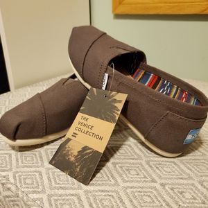 Tom's Womens Gray Canvas